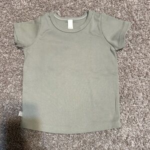 Childhoods Clothing - Rib Knit Tee - Vetiver - 18-24M - Worn Once
